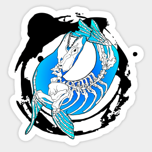 Leopard Seal Skeleton Sticker